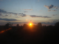 раннее Питерское утро (из поезда)