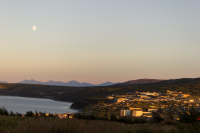 Закат под луной