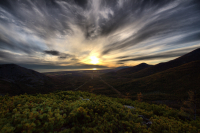 закат над арманской долиной