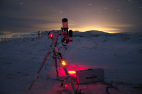 Астрограф в процессе съемки