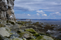 Одинокий рыбак.