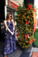 Рядом с мандаринами