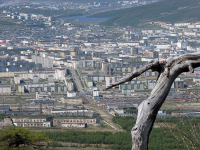 Вид на город