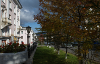 В Магадане  осень