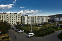 летний дворик..