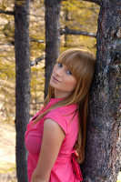 голубые глаза