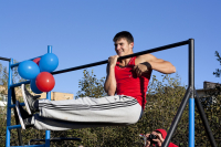 С открытия спортивной площадки