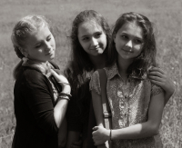 На солнечной поляночке