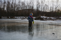 Первая рыбка.