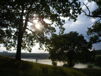 Возле озера...