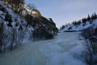 Ледяная река.