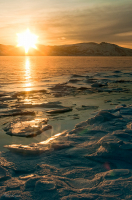 закат на бухте