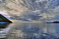 Небо сливается с морем