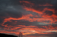 огненное небо