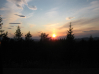 Закат на трассе