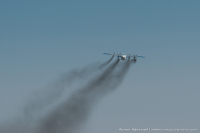 В синем небе