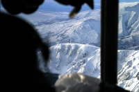 заход ми-8 на гору Армань