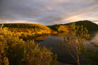 про летние закаты на Колыме