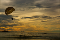 полеты на закате