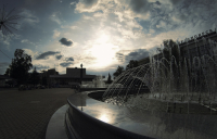 вечер тёплый..