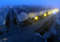 Светлый вечер сквозь туман