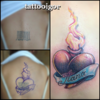 сердце, коверап