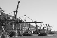 Магадан - портовый город.