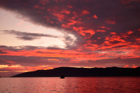 О горящем небе...